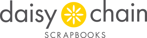 Logo-daisy chain scrapbooks